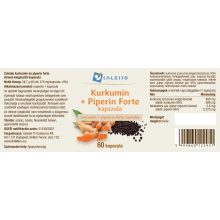 Caleido Kurkumin+Piperin forte kapszula 380mg kurkumin + 2,375mg piperin