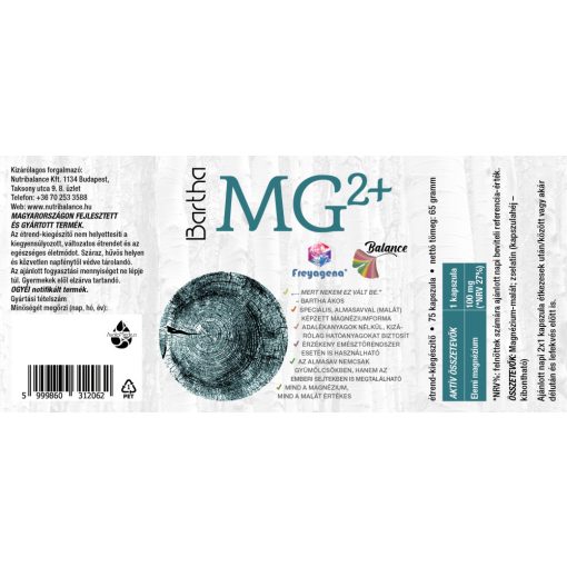 Freyagena Balance Bartha Mg2+ (magnézium -malát 100mg 75 kapszula