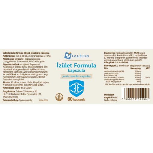 Caleido Ízület formula kapszula 60db