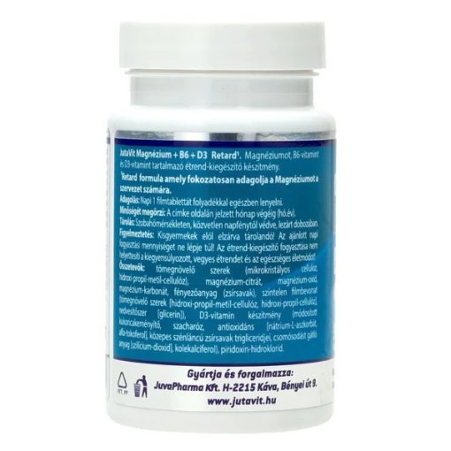 JutaVit Magnézium 250mg + B6 50db filmtabletta