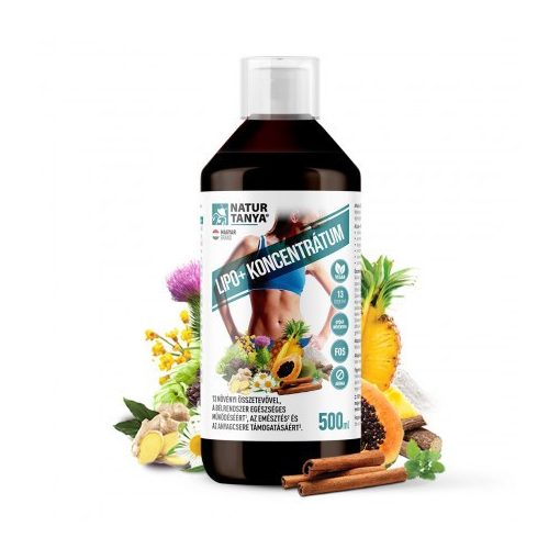 Natur Tanya® LIPO+ koncentrátum 500ml a bélrendszer egészséges működéséért