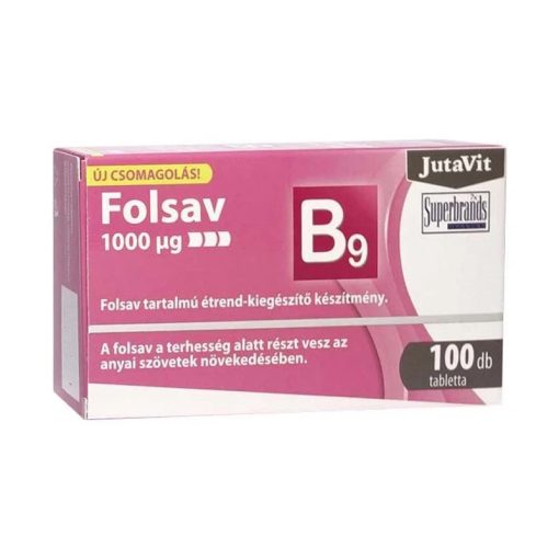 Jutavit Folsav 100x1000µg tabletta