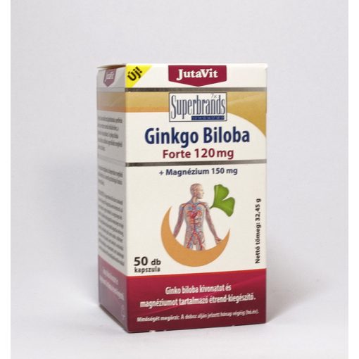 JutaVit Ginkgo Biloba 120mg+ Magnézium 150mg 50x kapszula