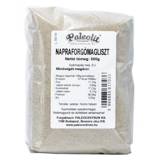 Paleolit Napraforgóbél liszt 500g préselvényből