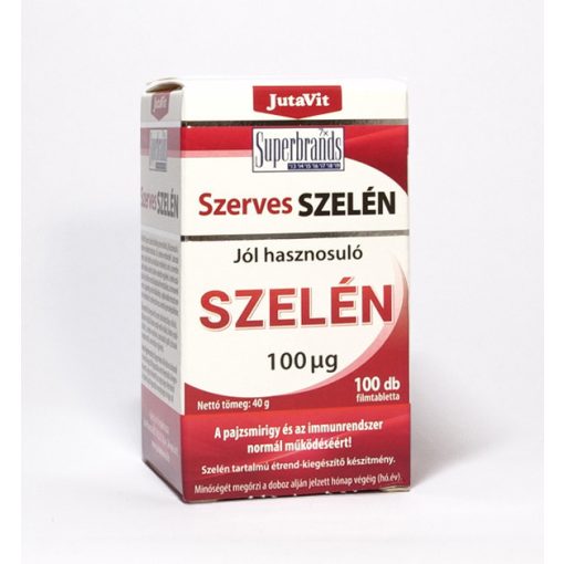 JutaVit Szerves Szelén 100x100µg filmtabletta