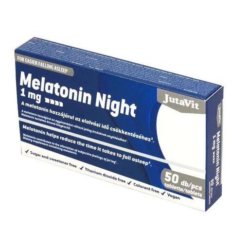JutaVit Melatonin Night 1mg 50db filmtabletta