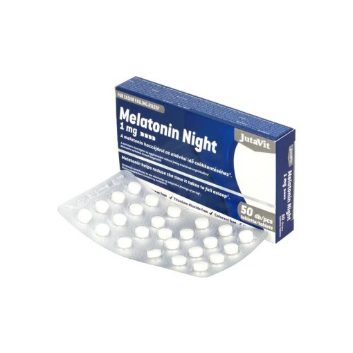JutaVit Melatonin Night 1mg 50db filmtabletta