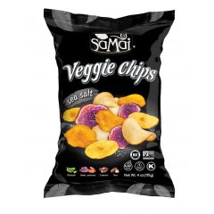   SAMAI Veggie nagy chips tengeri sós 115g Rainforest vegyes zöldség