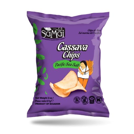 SAMAI Cassava chips tengeri sós 57g manióka