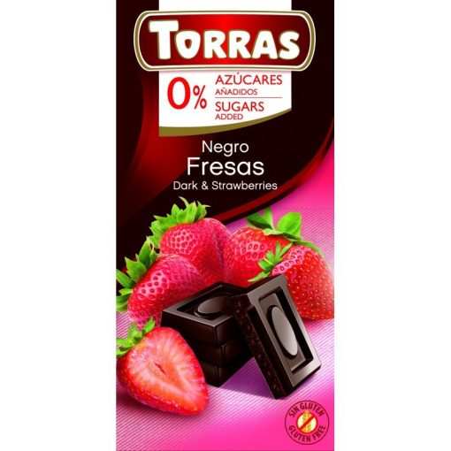 Torras Epres étcsokoládé maltitollal 75g