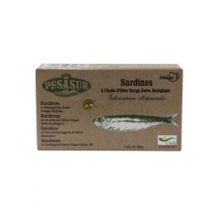   BIO Pesasur Szardínia filé extra szűz olívaolajban 120g konzervdobozos