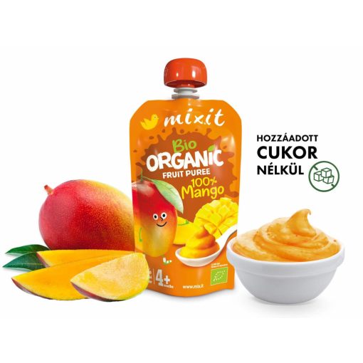 Mixit BIO mangó gyümölcspüré 100g bébiétel