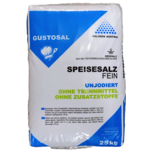 Salinen Adalékanyag mentes gyógysó 25kg Bio Gustosal, lédig