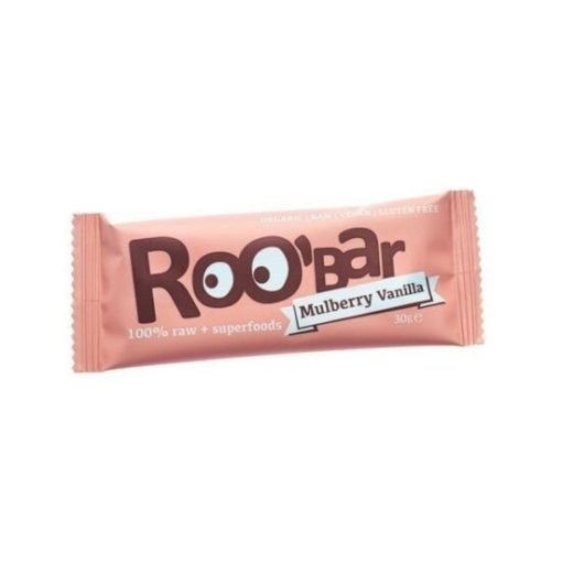 Roobar Bio gyümölcs szelet eper-vanília (30g)