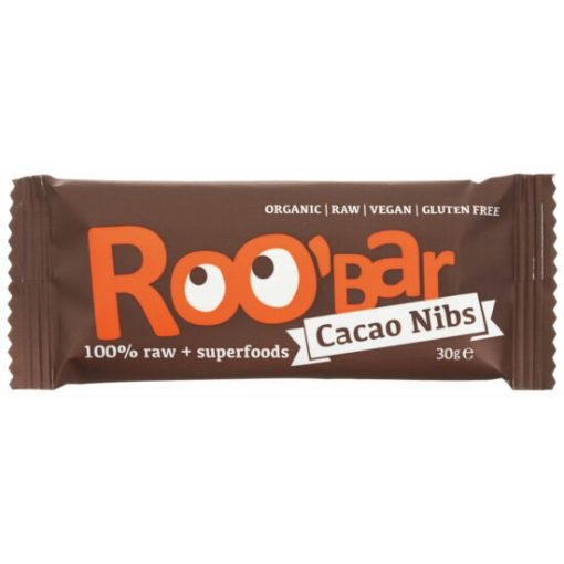 Roobar Bio gyümölcs szelet mandula-kakaó (30g)