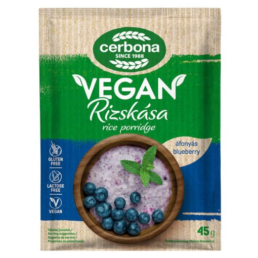 Cerbona áfonyás rizskása vegán (GM, LM) (45 g)