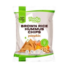Foody Free barna rizs és hummus chips sütőtökkel (50g)