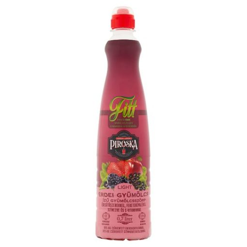 Piroska Fitt light erdei gyümölcs ízesítésű gyümölcsszörp (0,7l)