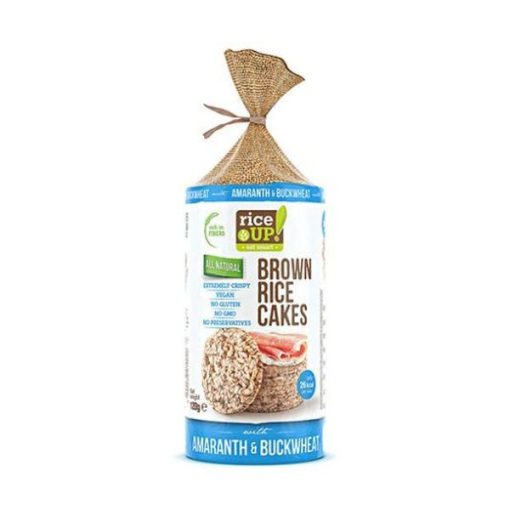 RiceUp! Barna rizses hajdinás és amarántos puffasztott szelet (120g)