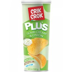 Crik Crok hagymás-tejfölös ízű chips (100g)