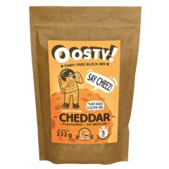   Oosty Cheddar ízű növényi alap mix 332g (1kg növényi "sajthoz")