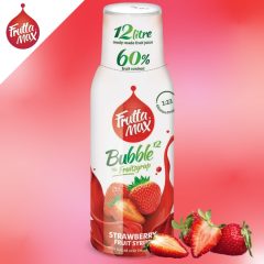 FruttaMax Eper Szörp Bubble12 500ml