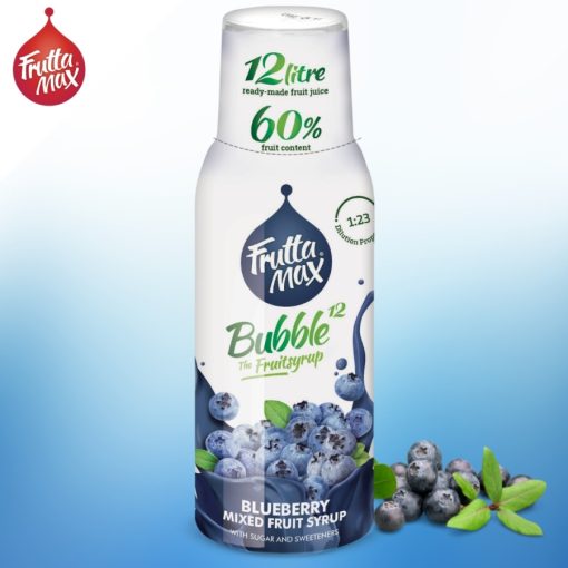FruttaMax Áfonya Szörp Bubble12 500ml