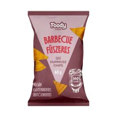 FOODY FREE Intense BBQ ízű hummus chips 60g