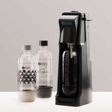 SodaCo B100B Basic otthoni szódagép, fekete +2db szénsavasító flakonnal