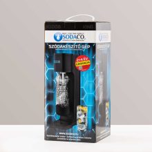 SodaCo K100B King otthoni szódagép, fekete színben