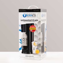 SodaCo R100B Royal otthoni szódagép, fekete színben